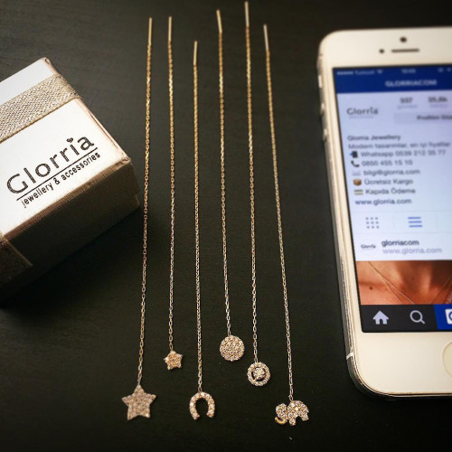 Glorria 14k Solid Gold Shake Star Earring Glorria 14k Solid Gold Shake Star Earring