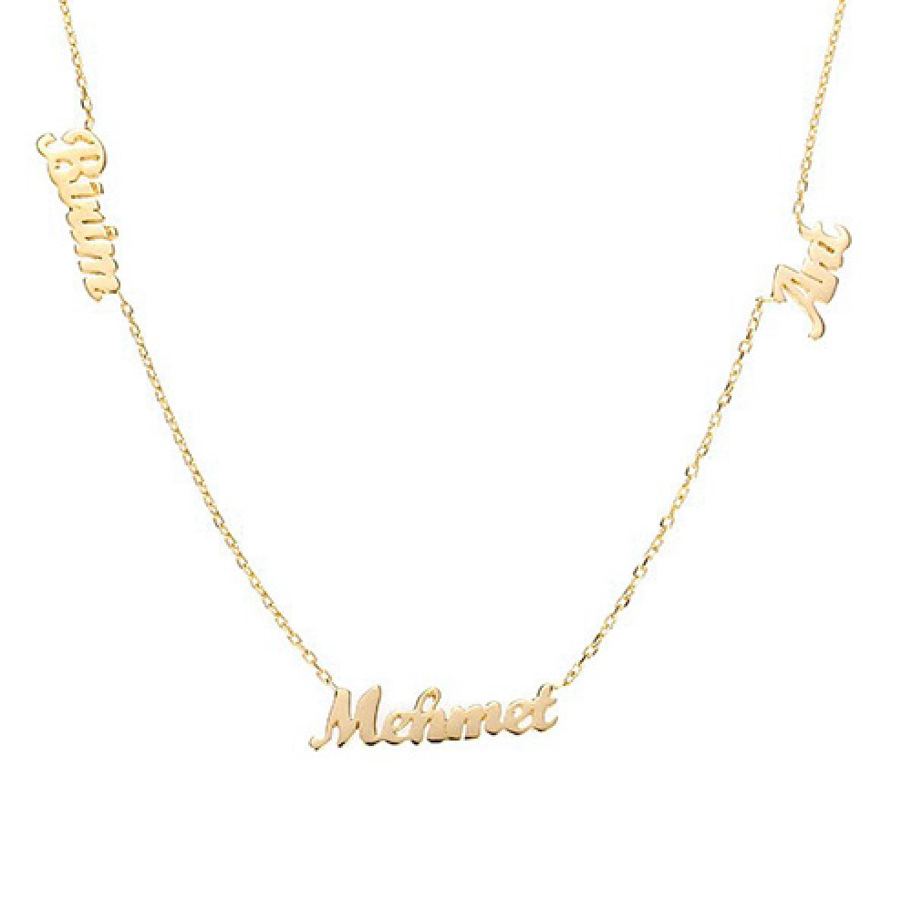 Glorria 14k Solid Gold Customize Necklace