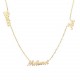 Glorria 14k Solid Gold Customize Necklace