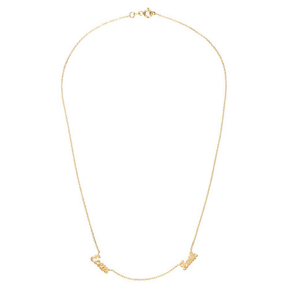 Glorria 14k Solid Gold Customize Necklace