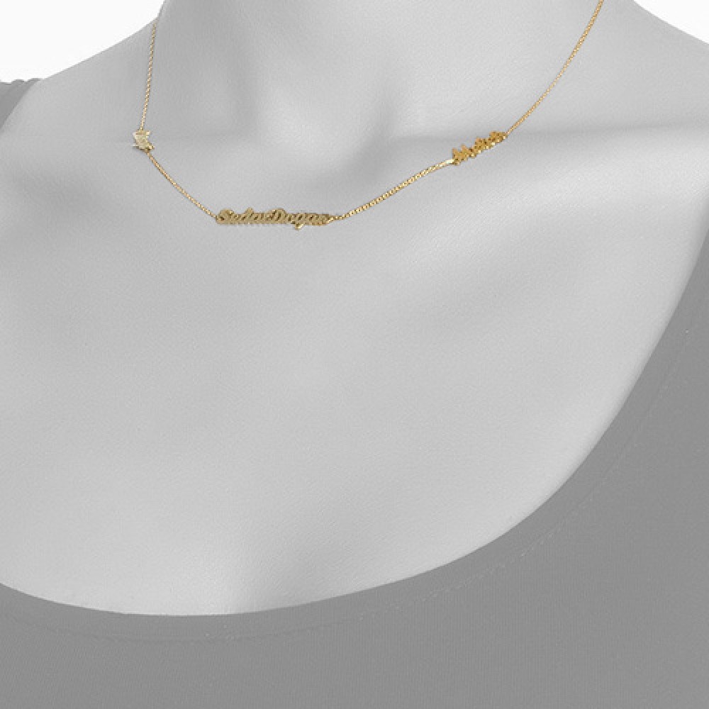 Glorria Gold Customize Necklace