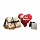 Glorria 14k Solid Gold Heart Earring - GIFT SET