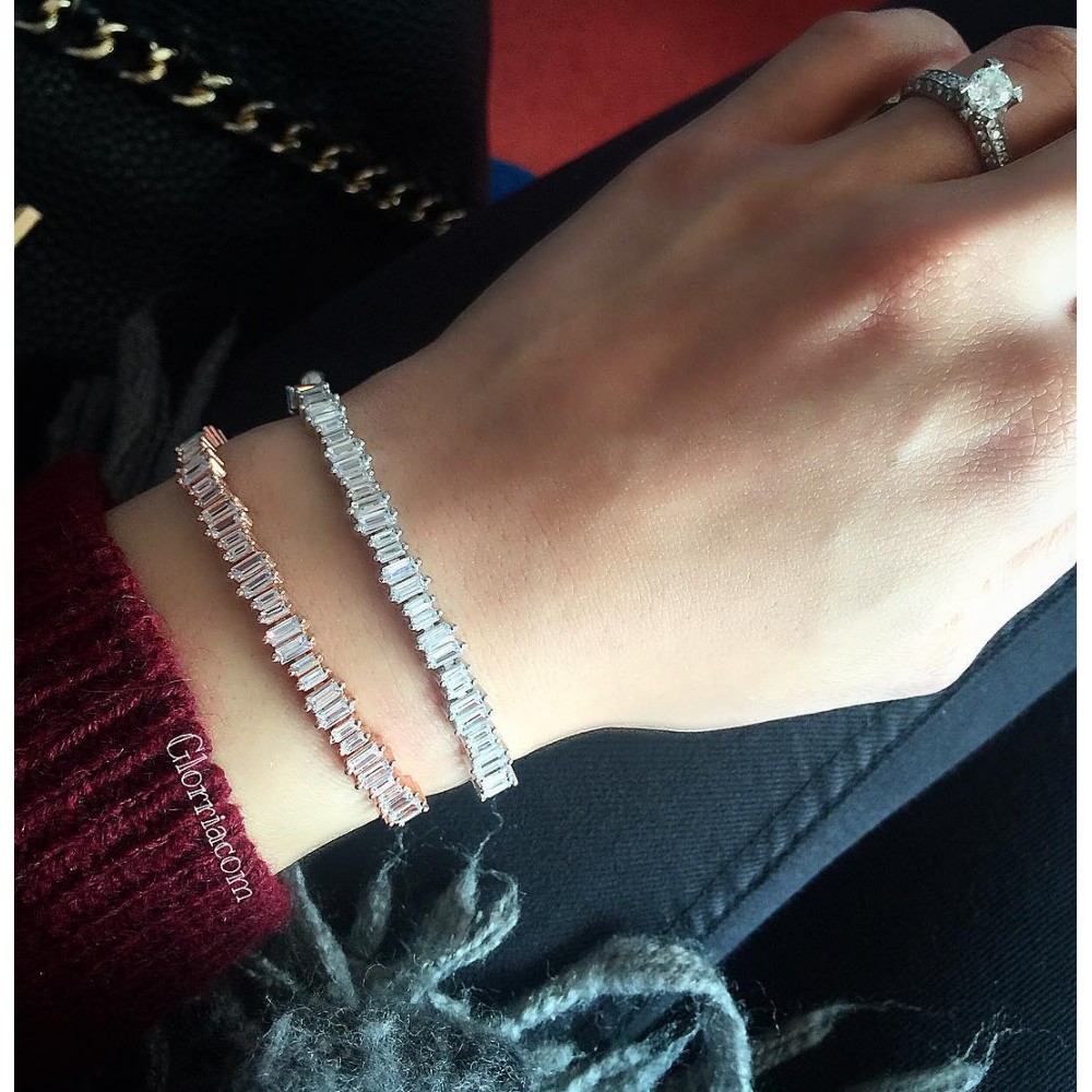 Glorria 925k Sterling Silver Waterway Bracelet Glorria 925k Sterling Silver Waterway Bracelet