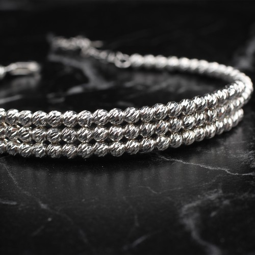 Glorria 925k Sterling Silver Dorika Cuff Bracelet Glorria 925k Sterling Silver Dorika Cuff Bracelet