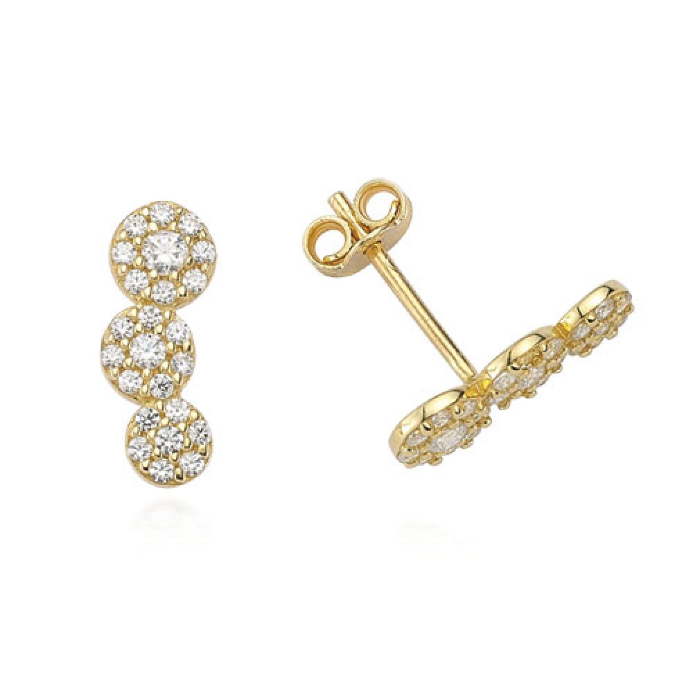 Glorria 14k Solid Gold Earring