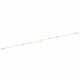 Glorria 14k Solid Gold Crescent And Star Bracelet