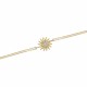 Glorria 14k Solid Gold Sun Bracelet