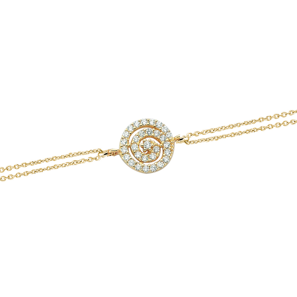 Glorria 14k Solid Gold Lava Bracelet