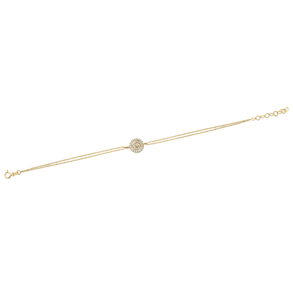 Glorria 14k Solid Gold Lava Bracelet