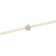 Glorria 14k Solid Gold Star Bracelet