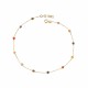 Glorria 14k Solid Gold Pave Anklet