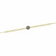 Glorria 14k Solid Gold Evil Eye Bracelet Glorria 14k Solid Gold Evil Eye Bracelet