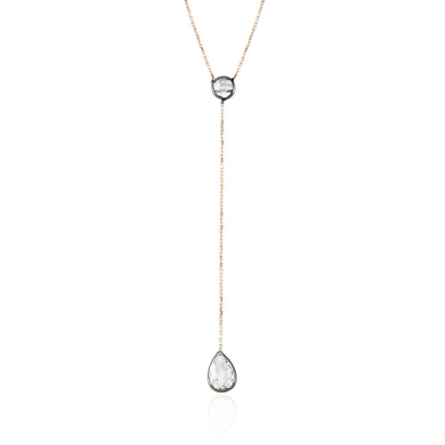 Glorria 14k Solid Gold Shake Drop Necklace Glorria 14k Solid Gold Shake Drop Necklace