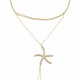 Glorria 14k Solid Gold Starfish Shahmaran Bracelet
