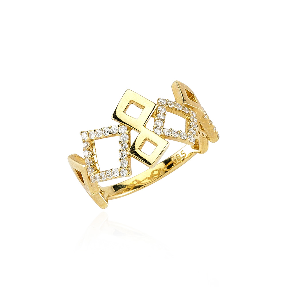 Glorria 14k Solid Gold Fantasy Ring