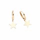 Glorria 14k Solid Gold Star Earring