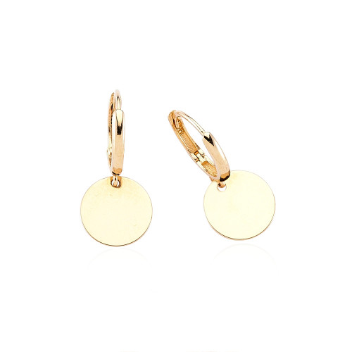 Glorria 14k Solid Gold Plate Earring Glorria 14k Solid Gold Plate Earring