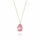 Glorria 14k Solid Gold Drop Necklace