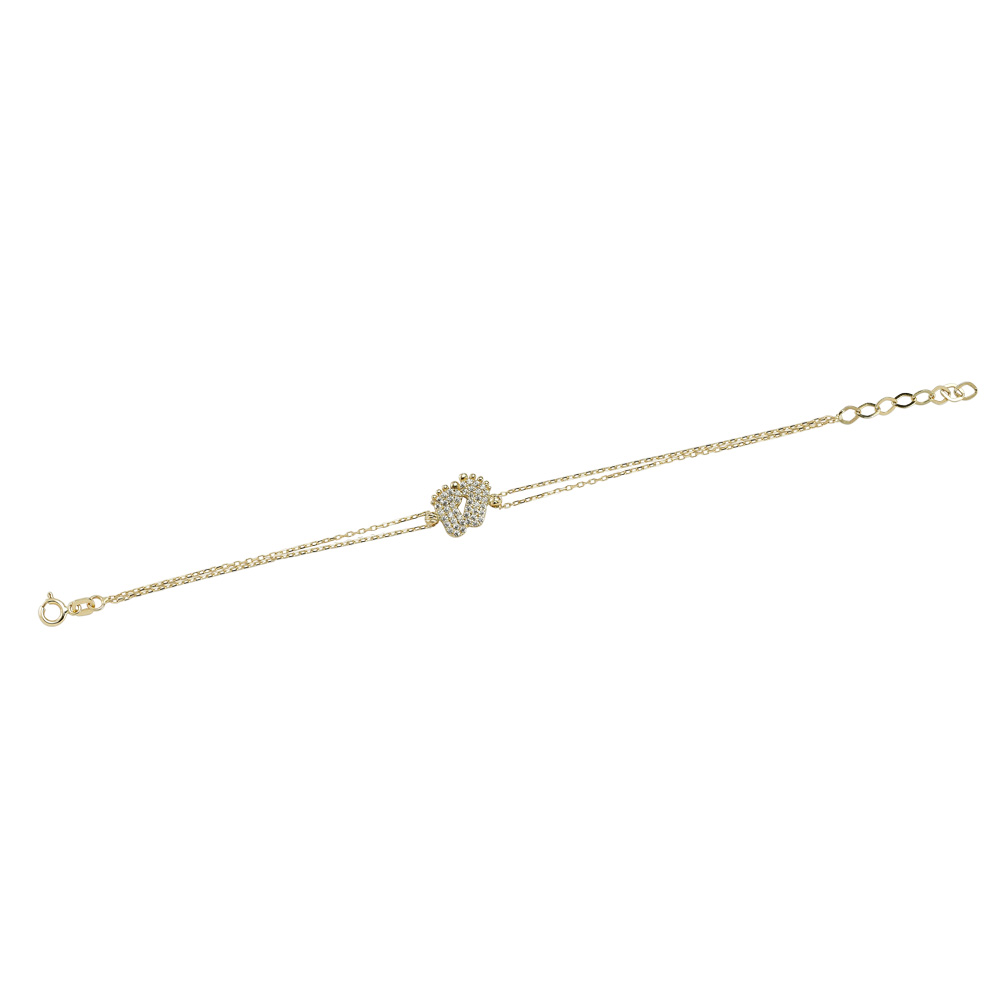 Glorria 14k Solid Gold Foot Bracelet Glorria 14k Solid Gold Foot Bracelet