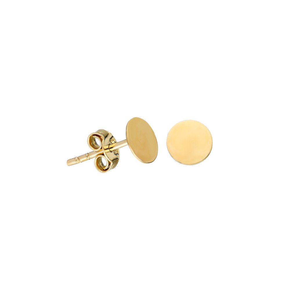Glorria 14k Solid Gold Plate Earring