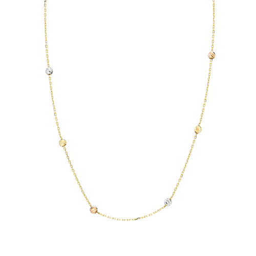 Glorria 14k Solid Gold Dorika Necklace Glorria 14k Solid Gold Dorika Necklace