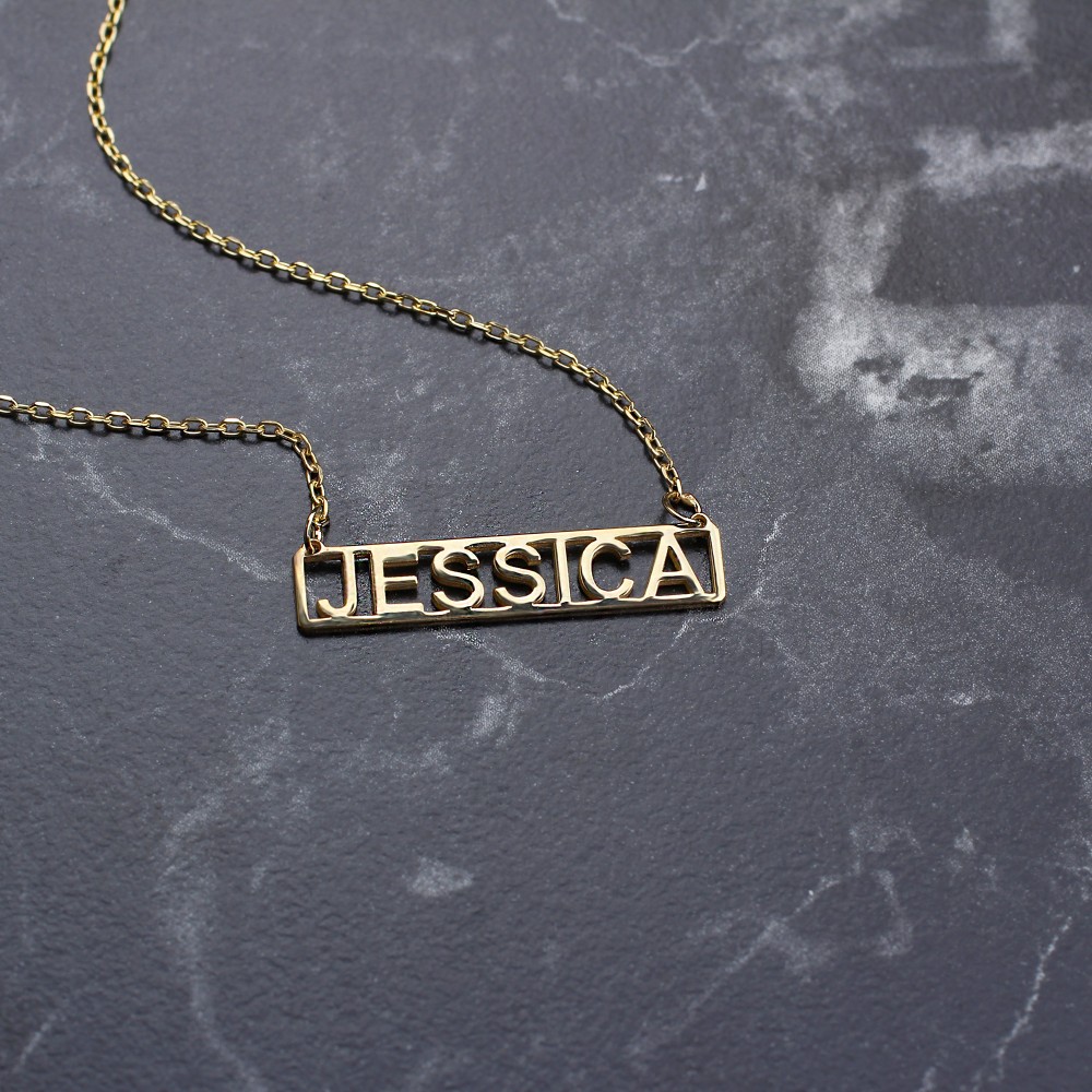 Glorria 925k Sterling Silver Custom Personalized Name Necklace