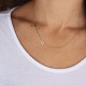 Glorria 925k Sterling Silver Delicate Letter Necklace