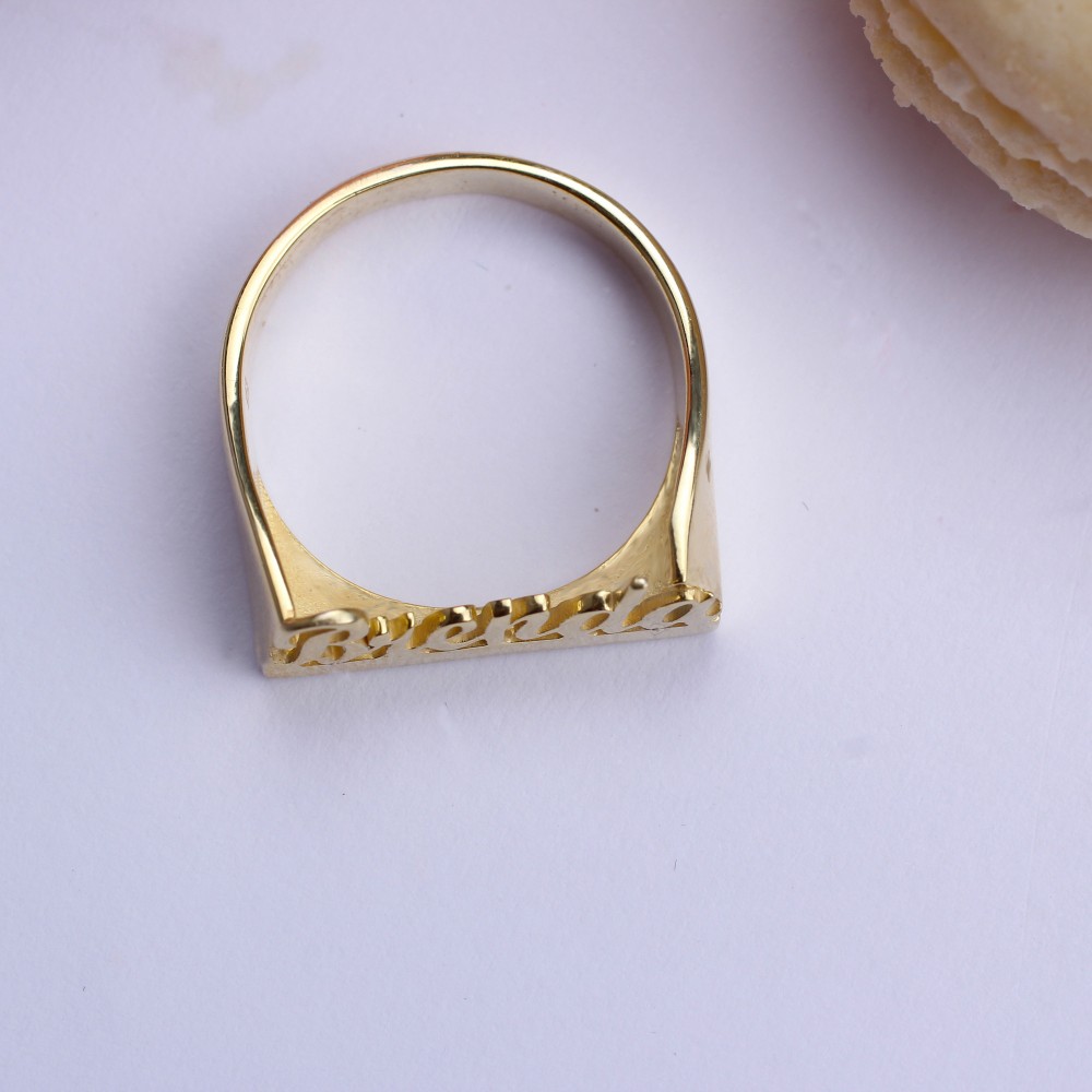 Glorria 925k Sterling Silver Personalized Ring