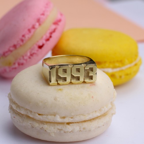 Glorria 925k Sterling Silver Dainty Gold Filled Silver Date Ring Glorria 925k Sterling Silver Dainty Gold Filled Silver Date Ring