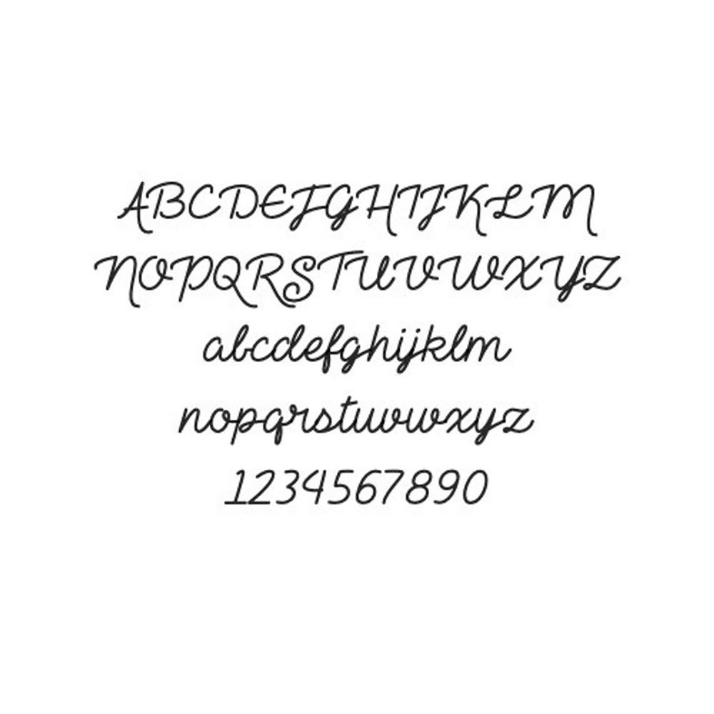 Glorria 925k Sterling Silver Handwrite Name Ring