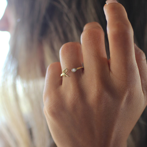 Glorria 925k Sterling Silver Personalized Ring Glorria 925k Sterling Silver Personalized Ring