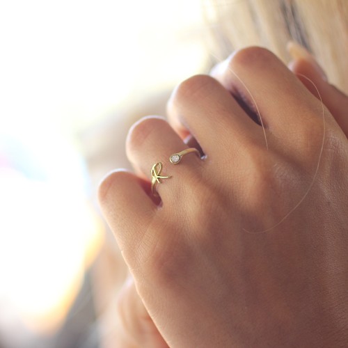 Glorria 925k Sterling Silver Personalized Ring Glorria 925k Sterling Silver Personalized Ring