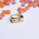 Glorria 925k Sterling Silver Customized Name Ring