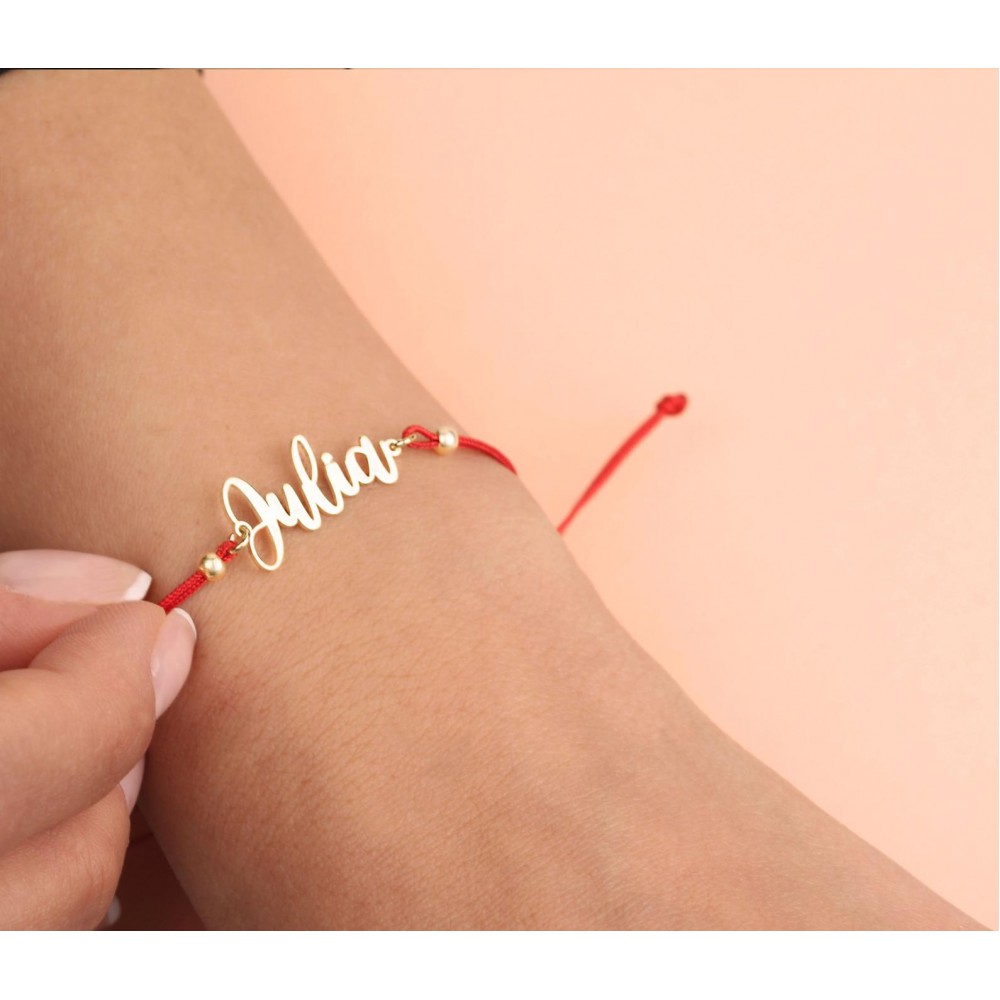 Glorria 925k Sterling Silver Personalized Custom Ribbon Name Bracelet Glorria 925k Sterling Silver Personalized Custom Ribbon Name Bracelet