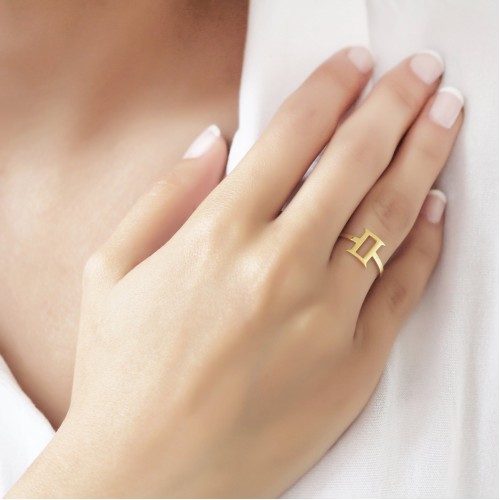 Glorria 925k Sterling Silver Personalized Zodiac Ring Glorria 925k Sterling Silver Personalized Zodiac Ring