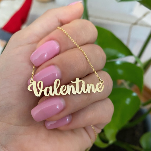 Glorria 925k Sterling Silver Personalized Name Necklace