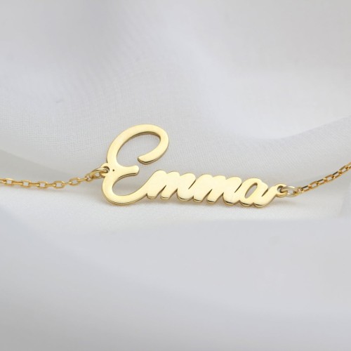 Glorria 925k Sterling Silver Personalized Handwritten Name Bracelet Glorria 925k Sterling Silver Personalized Handwritten Name Bracelet
