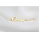 Glorria 925k Sterling Silver Personalized Handwritten Name Bracelet