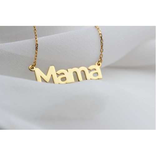 Glorria 925k Sterling Silver Personalized Silver Name Necklace Glorria 925k Sterling Silver Personalized Silver Name Necklace