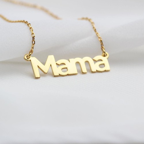 Glorria 925k Sterling Silver Personalized Silver Name Necklace Glorria 925k Sterling Silver Personalized Silver Name Necklace