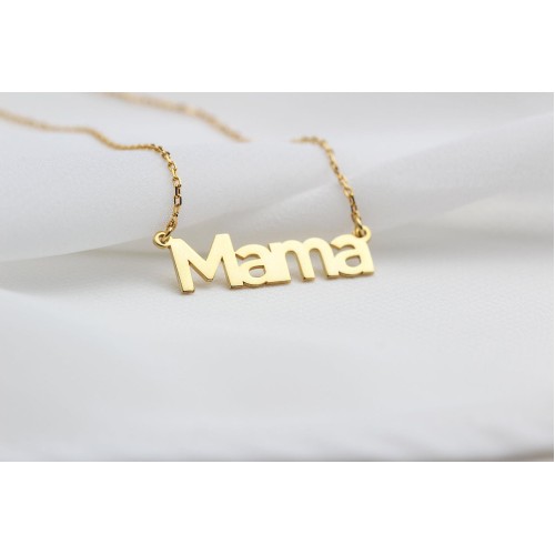 Glorria 925k Sterling Silver Personalized Silver Name Necklace Glorria 925k Sterling Silver Personalized Silver Name Necklace