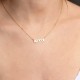 Glorria 925k Sterling Silver Personalized Name Necklace