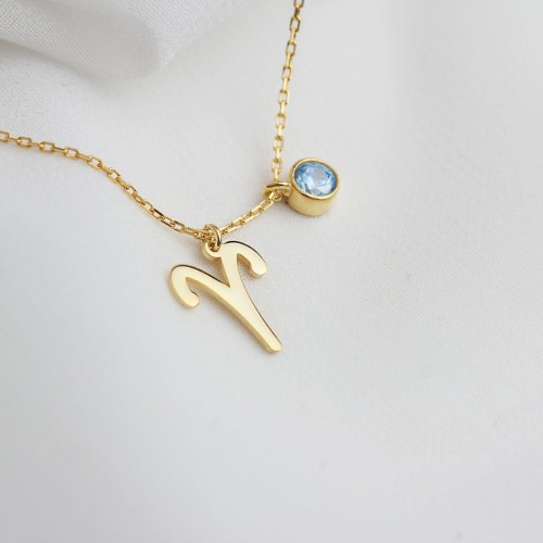 Glorria 925k Sterling Silver Personalized Zodiac Bracelet with Birthstone Glorria 925k Sterling Silver Personalized Zodiac Bracelet with Birthstone