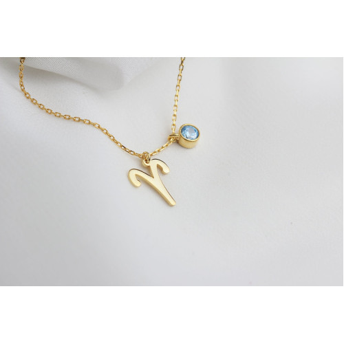 Glorria 925k Sterling Silver Personalized Zodiac Bracelet with Birthstone Glorria 925k Sterling Silver Personalized Zodiac Bracelet with Birthstone