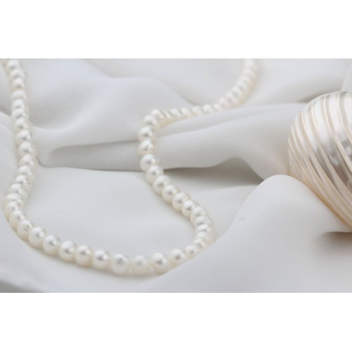 Glorria 925k Sterling Silver Pearl Necklace Glorria 925k Sterling Silver Pearl Necklace