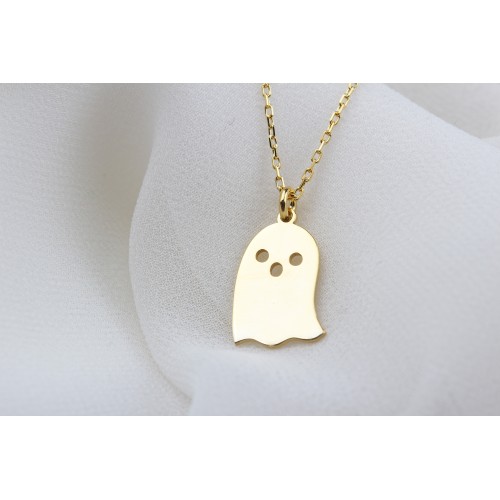 Glorria 925k Sterling Silver Personalized Halloween Silver Necklace Glorria 925k Sterling Silver Personalized Halloween Silver Necklace