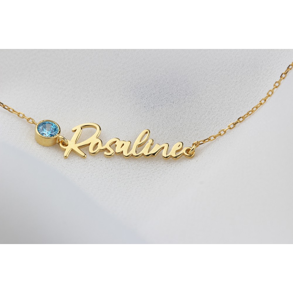 Glorria 925k Sterling Silver Personalized Name Birthstone Sterling Silver Bracelet Glorria 925k Sterling Silver Personalized Name Birthstone Sterling Silver Bracelet