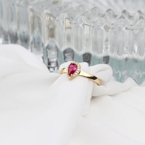 Glorria 925k Sterling Silver Personalized Birthstone Silver Drop Ring Glorria 925k Sterling Silver Personalized Birthstone Silver Drop Ring