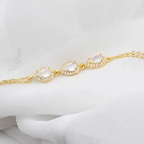 Glorria 925k Sterling Silver Personalized Birthstone Silver Drop Anturage Bracelet Glorria 925k Sterling Silver Personalized Birthstone Silver Drop Anturage Bracelet