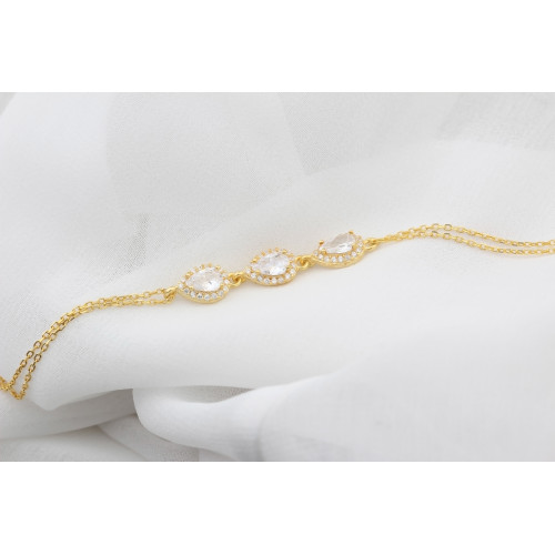 Glorria 925k Sterling Silver Personalized Birthstone Silver Drop Anturage Bracelet Glorria 925k Sterling Silver Personalized Birthstone Silver Drop Anturage Bracelet